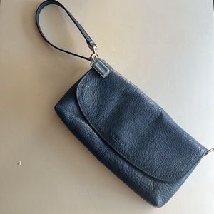 Coach leather wristlet